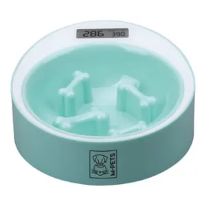 $8 OFF: M-Pets Yumi Slow Feed Smart Dog Bowl (Blue)
