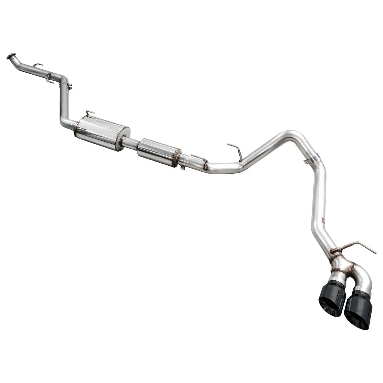 AWE Catback Exhaust System Dual Diamond Black Tips | 2024  Toyota Tacoma