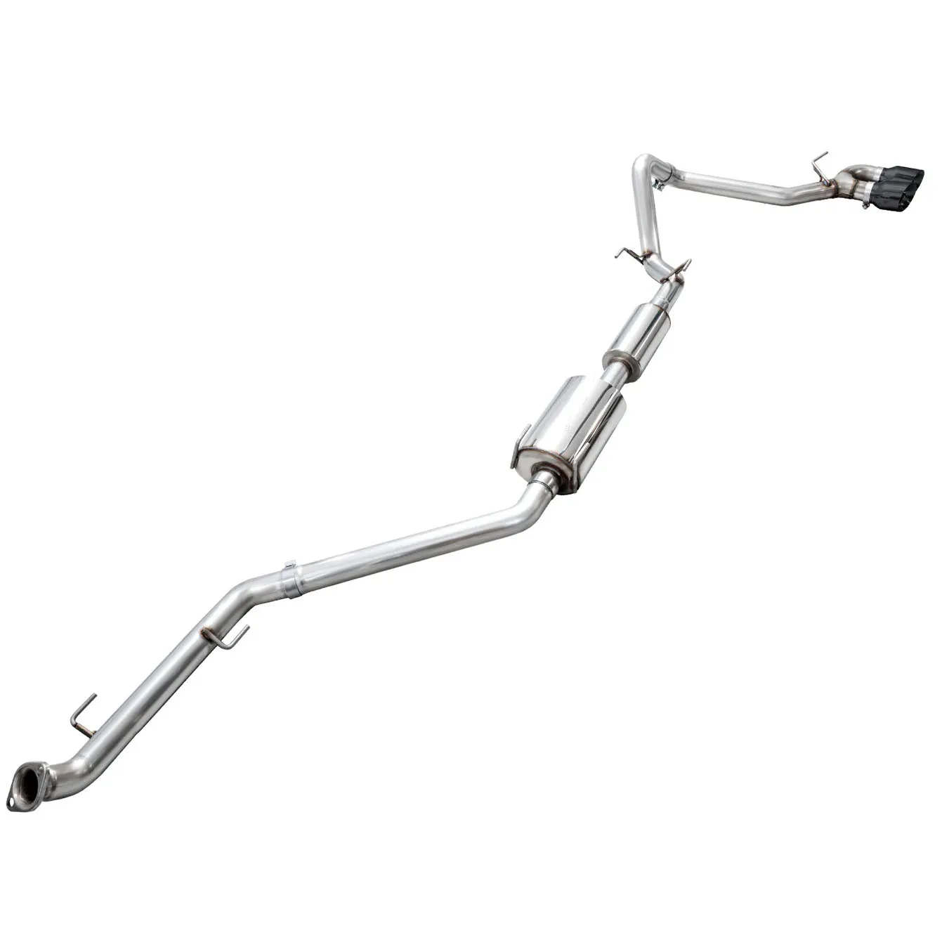 AWE Catback Exhaust System Dual Diamond Black Tips | 2024  Toyota Tacoma