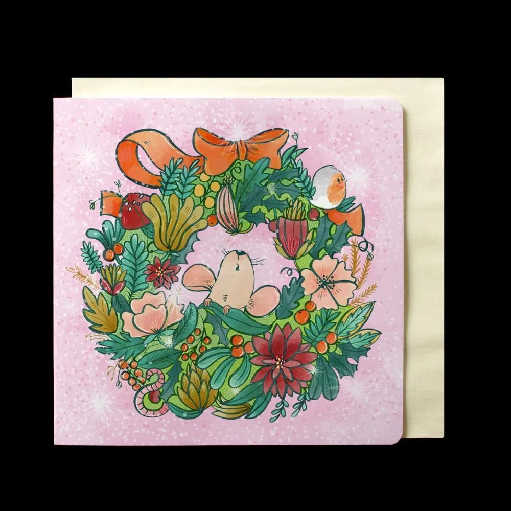 Christmas Wreath Greeting PREMIUM