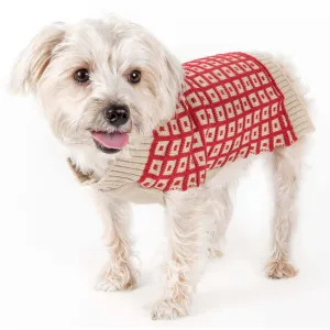 Cozy Cable Knit Turtle Neck Dog Sweater