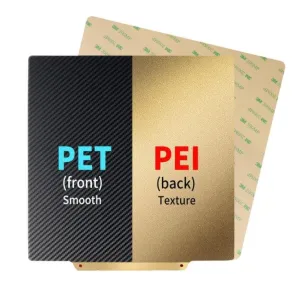 Dual Sided PET/PEI Magnetic Print Bed: For Artillery, Creality 3D Printers and more