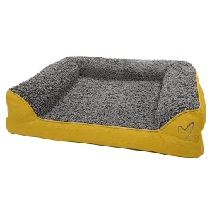 Gorpets | Orthopedic Drying Dog Bed | Mustard Noodle