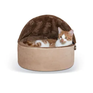 Hooded Cat Bed - Self-Warming Kitty Bed - K&H Pet Products