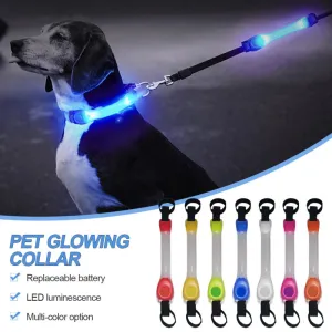LED Safety Collar & Leash for Dogs - Waterproof with Flashing Lights