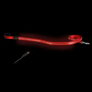 Loomo LED Dog Lead Red