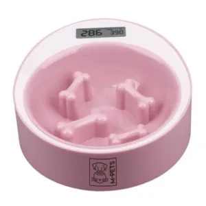M-Pets Yumi Slow Feed Smart Dog Bowl (Pink)