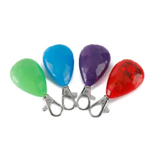 PAWS ASIA Manufacturer Direct Sale Rechargeable Night Safety Colorful LED Pendant Pet Collar Charms