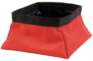 Pet Brands COLMPA0002 Expedition Collapsible Pet Bowl, Red, 2 Qt