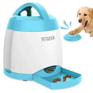 Pet Interactive Puzzle Toy Remote Control Treat Dispenser Dogs and Cats