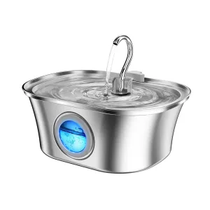 Ultra Quiet Stainless Steel 3.2L Drinking Fountain for Your Fury Cat Friends