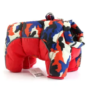 Winter Dog Jacket Tactical Clothes Thicken Dog Jacket Waterproof Pet Clothes for Small Medium Dogs Puppy Coat Hoodies Dogs Outfit French Bulldog