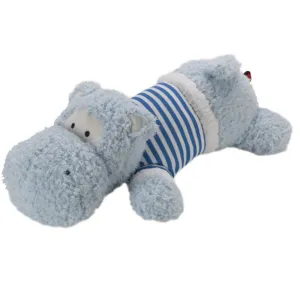 Zoon 33cm Happy Hippo Squeaky Soft Dog Toy